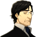 Kunikazu Okumura (Blue Ascot, Unused) Sad Portrait